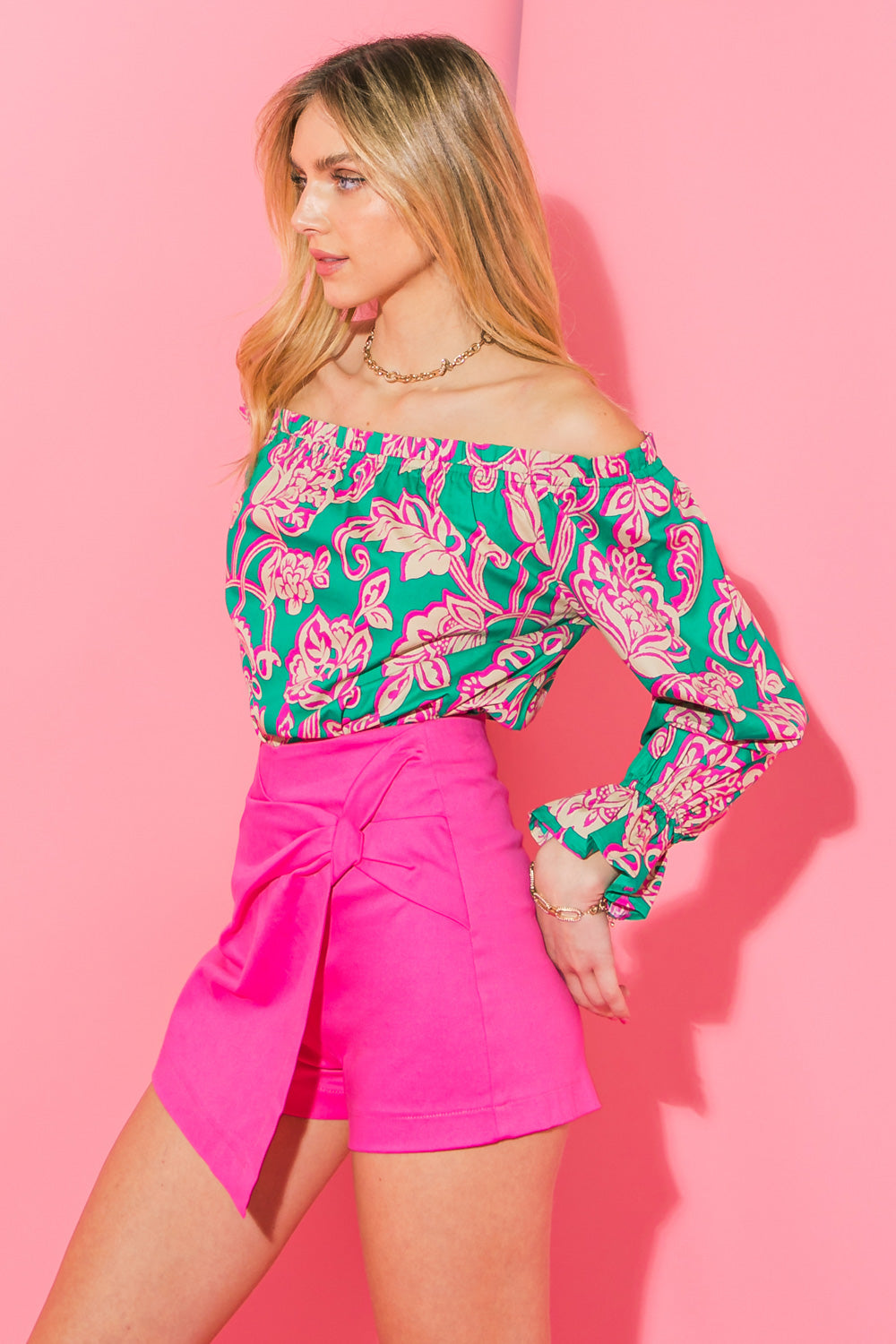 MEANT TO SHINE POPLIN TOP Flying Tomato